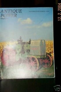 HUBER tractor history, CAT 22, OLIVER 70 Antique Power