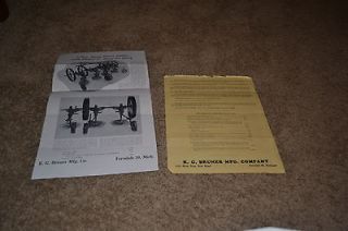 Bruner Three Row Gang Rotary Onion Puller & Gang Onion Puller info