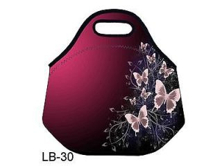 Butterfly Insulated Lunch Tote Bag Cooler Box Neoprene lunchbox baby