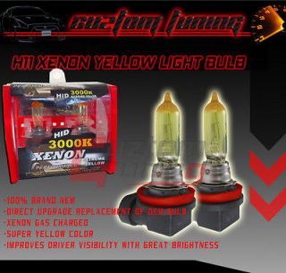 Acura RSX H11 55W 12V OEM JDM SPEC Xenon Super Yellow Fog Light Bulb