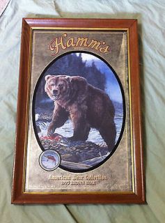 Mirror Advertizing Sign   American Brown Bear 1993  Pabst Brewing Co