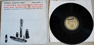 Music Minus One Book & LP: Volume 2 Rhythm background record for any