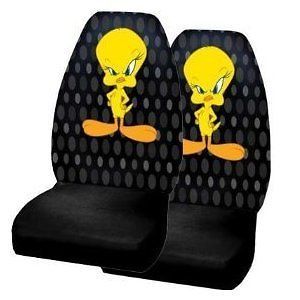 TWEETY FORD DODGE JEEP UNIVERSAL BUCKET SEAT COVERS CAR SUV TRUCK