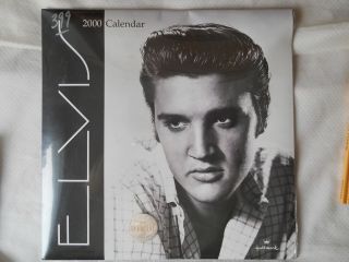 ELVIS Presley 2000 calendar Hallmark E.P.E. Official Product 12 Large