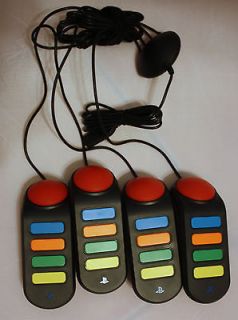 New SONY PS PLAYSTATION Game buzzer buzz controller set 4 game show