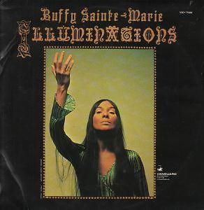 BUFFY SAINTE MARIE illuminations LP 12 track sleeve has creasing and