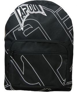 TAPOUT STITCH BACKPACK BLACK /WHITE bag boxing mma training gym
