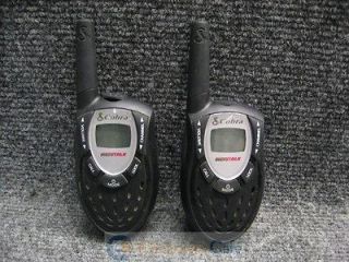 Model PR255 MicroTalk 2 Way Handheld Radio Walkie Talkie PAIR Tested