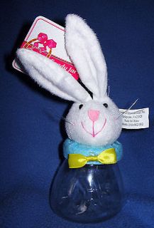 Alice in Wonderland White Rabbit Figurine Toy Jelly Bean Candy Jar