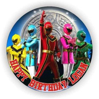 POWER RANGERS MYSTIC FORCE EDIBLE ICING CAKE TOPPERS