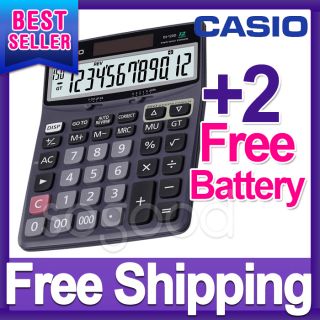CASIO Calculator DJ 120D DJ120D Desk Top Dual Solar & Battery 12