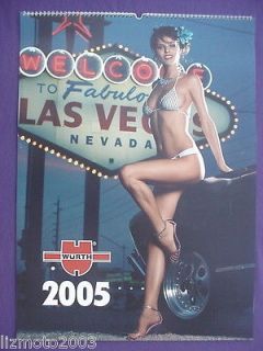2005 WURTH CALENDAR   gorgeous ladies of Las Vegas