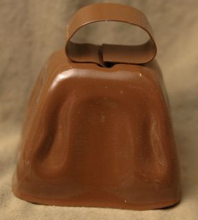 Vintage Old New Stock Painted Metal Cow Bell