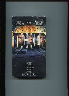 Ticker Tom Sizemore Nas and Steven Seagal VHS OOP RARE AN1