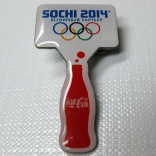 2014 sochi winter olympic coca cola pin from canada time