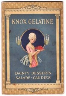 Knox Gelatine Dainty Deserts & Salads & Candies