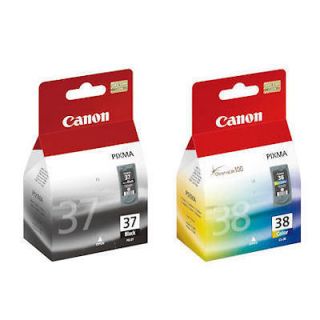 Canon PG37 Black CL38 Colour Ink Cartridge For PIXMA MP210 MP220 MP470