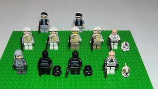 Lego Star Wars Minifigure lot of 11, Clone Shadow storm trooper, Hoth