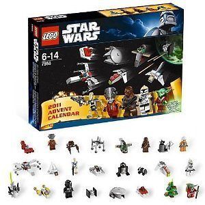 NEW in BOX LEGO Star Wars Advent Calendar w/ XMAS Christmas yoda 7958