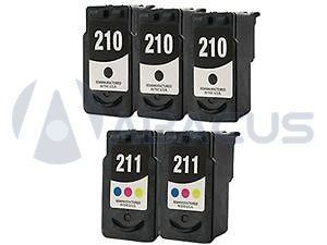 /Color Ink Cartridge Set for Canon PIXMA MX410 iP2702 InkJet Printer