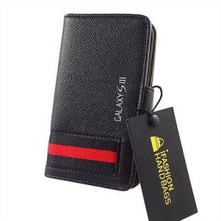 Designer PU Leather Flip Case Cover Wallet Clutch for Samsung Galaxy