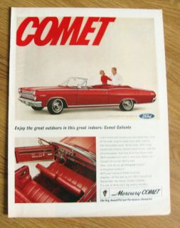 1966 Mercury Comet Caliente Convertible Ad