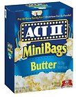 Corn Popcorn ACT II Butter 8 Count Mini Bags Pack of 6 Movie Tasty New