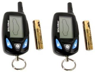 NEW (2) AUDIOVOX 5BCR07P 5 Button LCD Display Car Alarm Remote