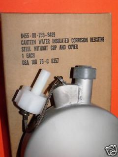 stainless steel military canteen