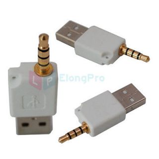 5mm Audio Jack Plug Adapter For iPod Shuffle Car  MP4 Player A74