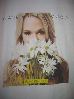 Carrie Underwood Play On 1010 Concert Tour T Shirt Top Womens Ladies S