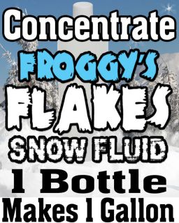 NEW Snow Machine Fluid Concentrate   Makes 1 Gallon
