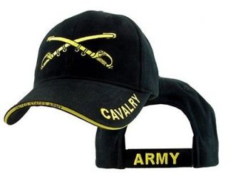 ARMY CAVALRY MILITARY US ARMY EMBROIDERED BALLCAP CAP HAT