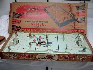 Antique Eagle Toys NHL PRO Hockey Table Game  Canadien s Maple Leafs