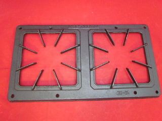 Double Burner Cast Iron Camp Stove Gas Cooker LP Propane *Look at