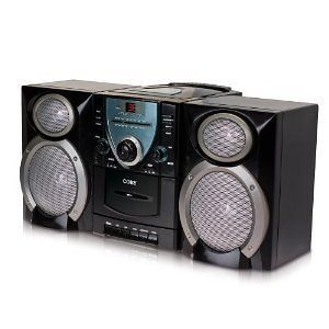 Shelf System Top Loading CD Player AM/FM Stereo Receiver Black 2012