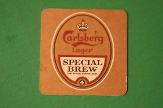 Drip Mat Carlsberg Brewing Co ~ Special Brew Lager ~ UK Brewery