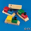 12 WOODEN TRAIN WHISTLES/Thomas/Birthday Party Favor/Toy/Carnival