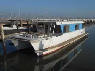 42 Catamaran Houseboat CAPE FEAR Twin Merc I/O ***REPO*** NO