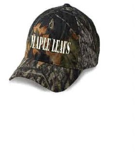 Maple Leafs Flex Fit Adult Mens Mossy Oak Cap Hunters Camouflage Hat
