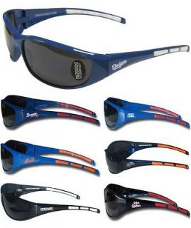 MLB Baseball 3 Dot Sports Wrap Sunglasses   Team Logo   Pick your team