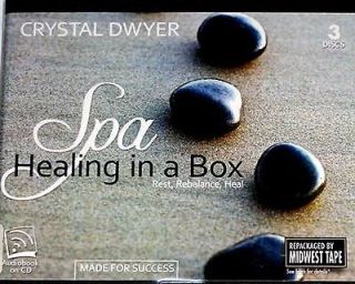 BOOK/AUDIOBOOK CD Crystal Dwyer Self Help Relaxation SPA HEALING IN A