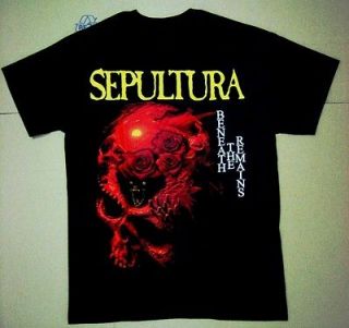 BENEATH THE REMAINS89 SOULFLY CAVALERA DEATH METAL NEW BLACK T SHIRT