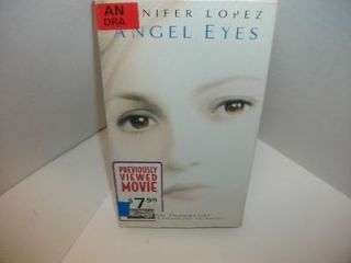 Angel Eyes (VHS, 2002) Video Drama Movie Jennifer Lopez Jim Caviezel