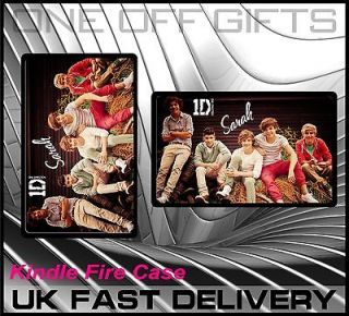 1D Personalised Kindle Fire Tablet Hard Cover Case Gift 1D Fan