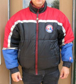 Vintage MLB Montreal Expos Double sided Jacket for Men   Large