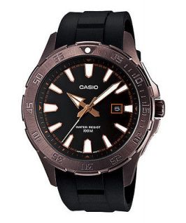 Casio MTD1073 1A3 Mens Elegant Steel Dress Watch Resin Band 100M Timer
