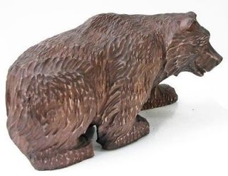 Unique Hand Carved Wooden Animal Sculpture.Bear №1