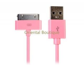 Sync Charger Date Cable for i Pad /i Pad 2 / i Phone /i Pod Pink