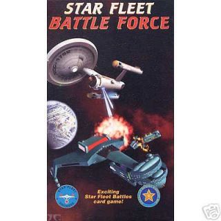 STAR FLEET BATTLE FORCE Starship Action Card Game NISB